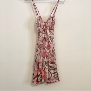 Armani Exchange pink floral summer dress | sz 8